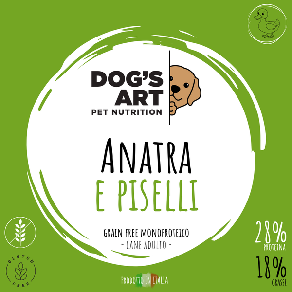 Anatra monoproteico - etichetta