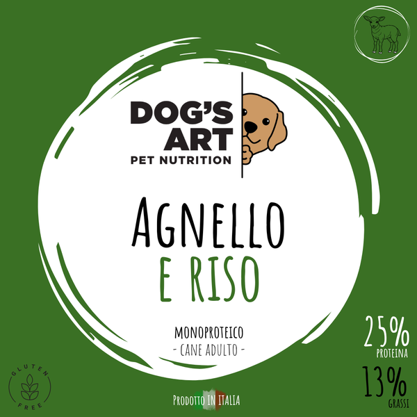 Agnello monoproteico - etichetta