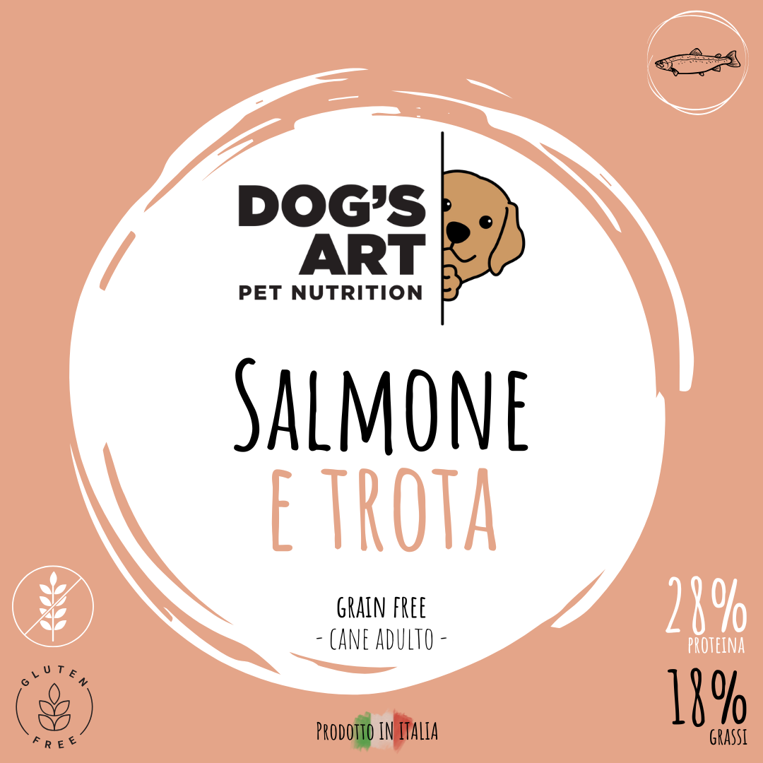 Salmone e trota - etichetta